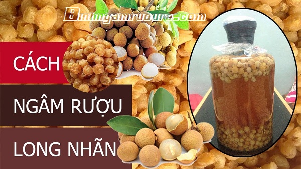 C&aacute;ch ng&acirc;m rượu long nh&atilde;n