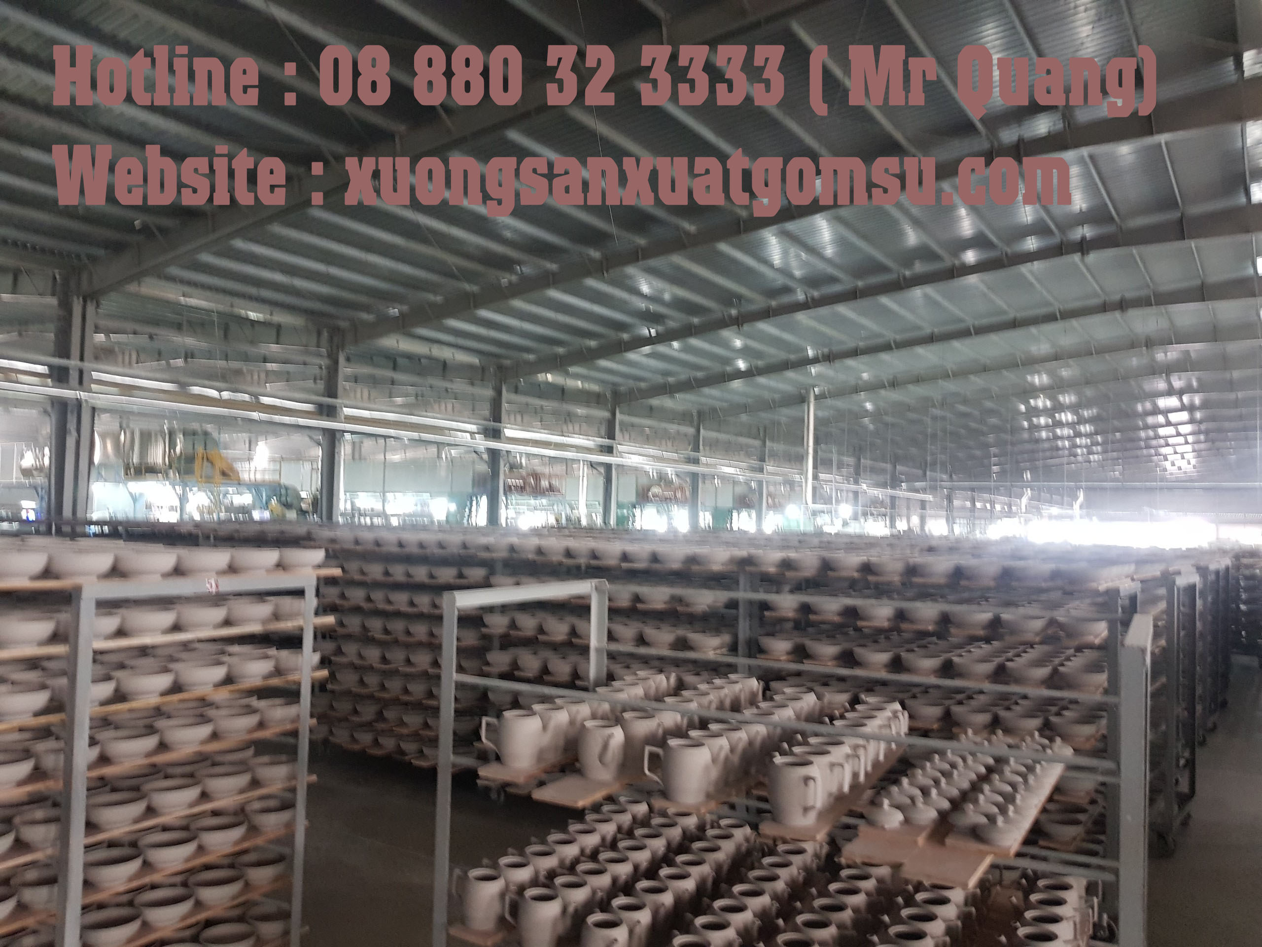 cơ sở sản xuất gốm sứ Minh Ch&acirc;u