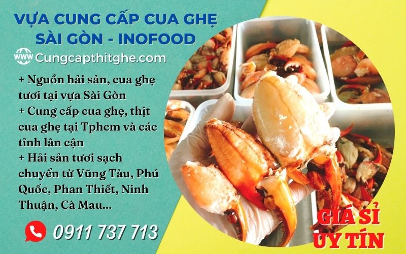 Vựa cung cấp cua ghẹ Sài Gòn - Cung cấp càng ghẹ đông lạnh TPHCM