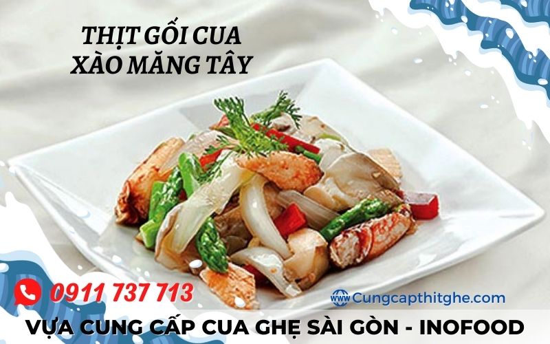 Hướng dẫn chế biến m&oacute;n thịt gối cua x&agrave;o măng t&acirc;y