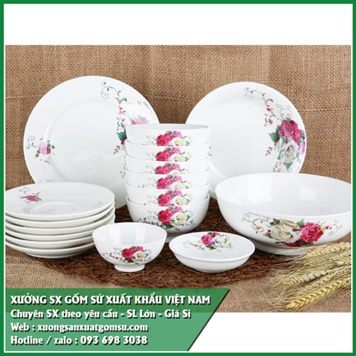 Mua ch&eacute;n dĩa gi&aacute; sỉ ở đ&acirc;u ? Xưởng sản xuất b&aacute;t đĩa
