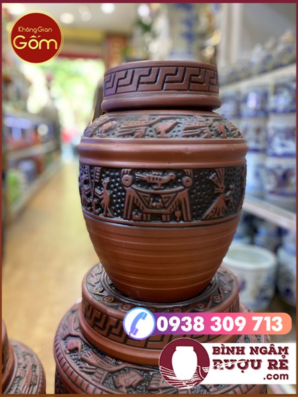 Chum s&agrave;nh ng&acirc;m rượu cỡ nhỏ