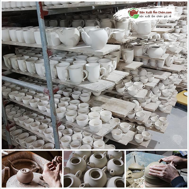 Xưởng sản xuất ấm chén, ấm trà gốm sứ xuất khẩu tphcm Xưởng sản xuất ấm chén, ấm trà gốm sứ xuất khẩu tphcm