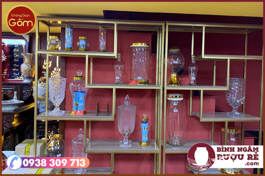 Địa điểm cung cấp b&igrave;nh ng&acirc;m rượu thủy tinh chất lượng, cao cấp 
