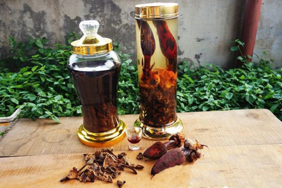 Rượu ngâm nấm ngọc cẩu sấy khô Rượu ngâm nấm ngọc cẩu sấy khô