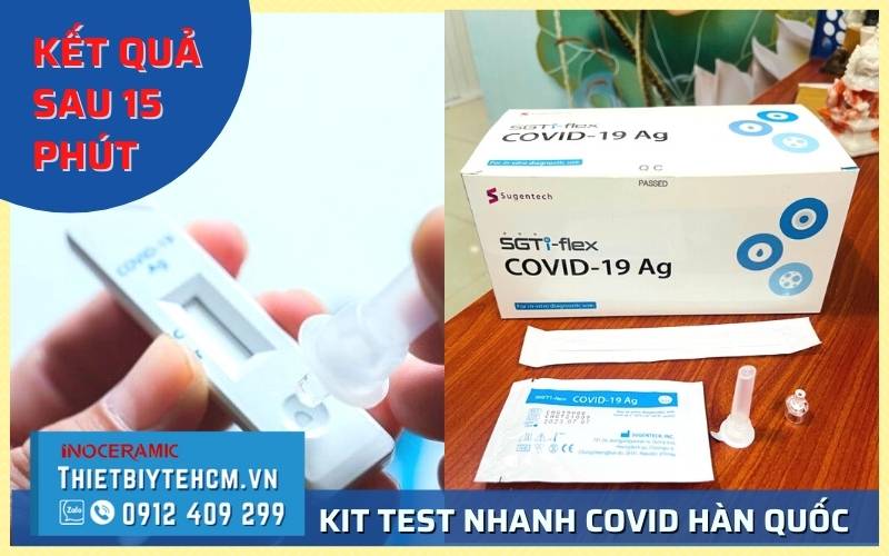 Bộ x&eacute;t nghiệm Covid tại nh&agrave; gi&aacute; bao nhi&ecirc;u? Kit test nhanh H&agrave;n Quốc tại HCM