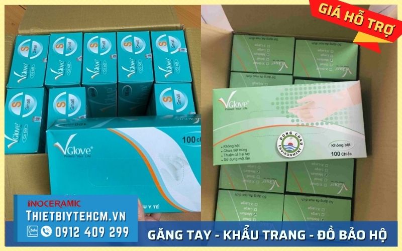 Nh&agrave; b&aacute;n sỉ găng tay cao su y tế tại Tphcm