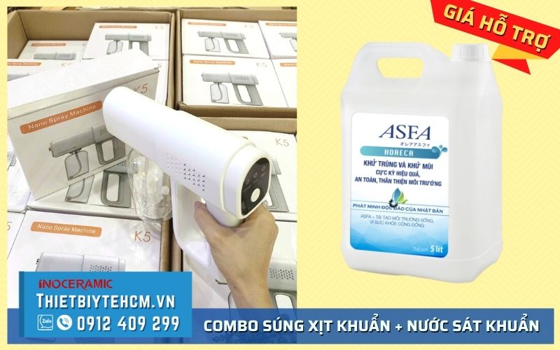 Lưu &yacute; khi sử dụng m&aacute;y phun khử khuẩn cầm tay