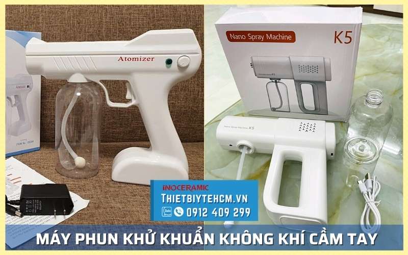 M&aacute;y phun khử khuẩn cầm tay thay thế b&igrave;nh xịt s&aacute;t khuẩn th&ocirc;ng thường