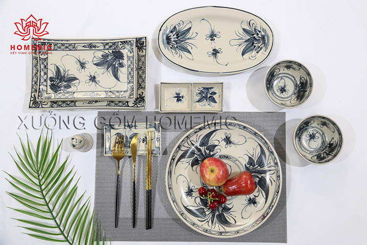 Xưởng sản xuất b&aacute;t đĩa, t&ocirc; ch&eacute;n gốm sứ xuất khẩu tphcm