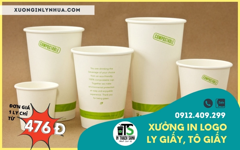 Lợi ích từ việc in logo lên ly giấy cho các cửa hàng café Lợi ích từ việc in logo lên ly giấy cho các cửa hàng café