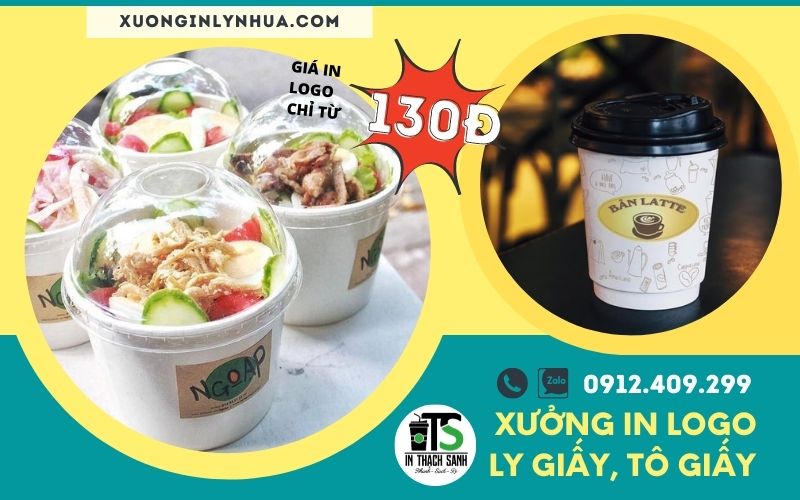 In logo ly giấy, chén giấy, tô giấy – Chiến lược quảng cáo “0 đồng” hiệu quả In logo ly giấy, chén giấy, tô giấy – Chiến lược quảng cáo “0 đồng” hiệu quả